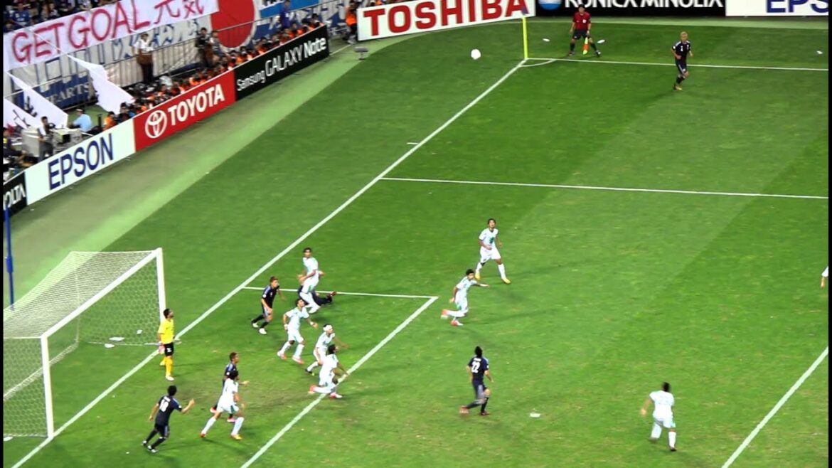 2012.9.11 Japan National Team VS Iraq National Team Maya Yoshida Overhead Kick