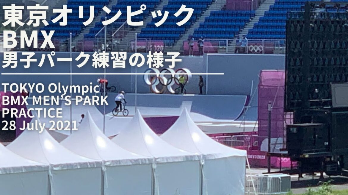 Tokyo Olympic BMX Men's Park Practice Tokyo Olympic BMX Men's Park Practice