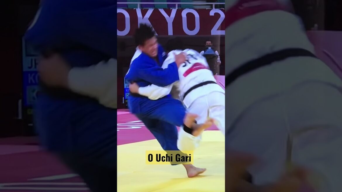 O Uchi Gari - JUDO Olympic Games       leg reap throw.