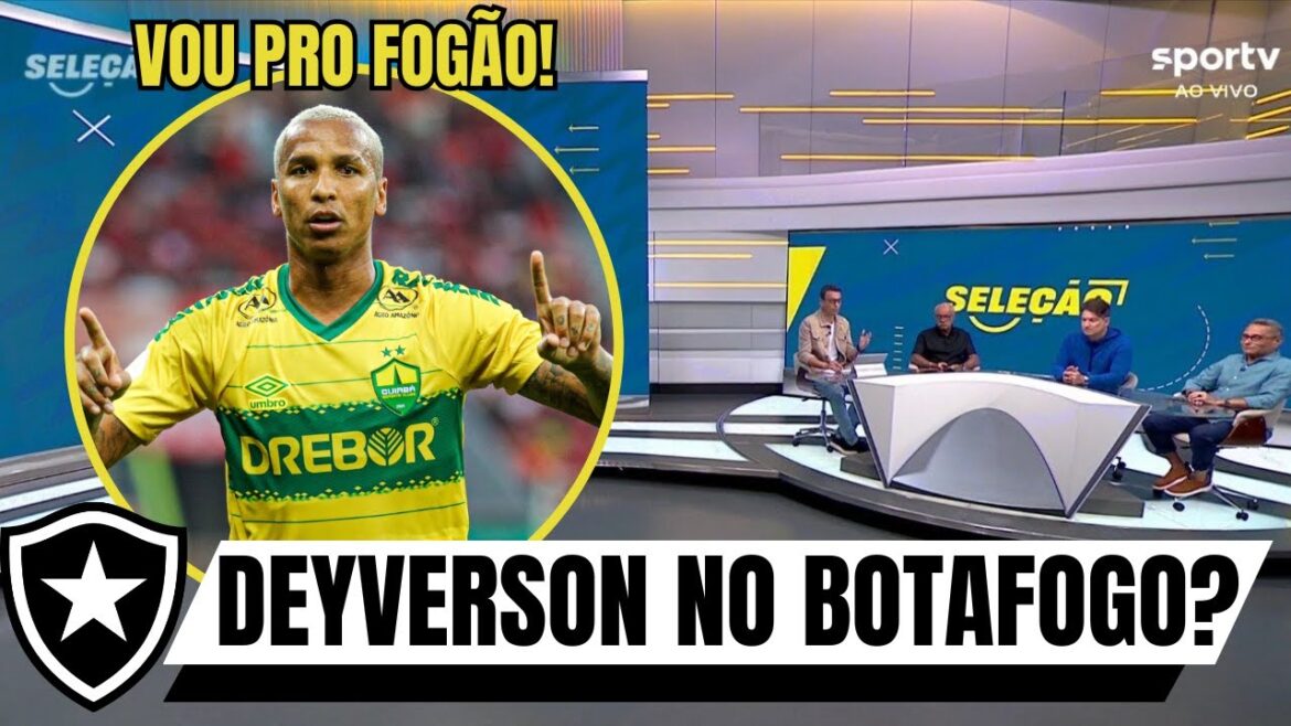 BOTAFOGO LOOKS AT ATTACKER AND A MIDFIELD