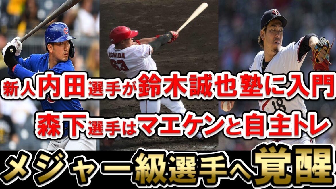 [Carp]Players Uchida and Takagi are awakened by the introduction to Seiya Suzuki cram school!  ? Pitcher Morishita improves his level through self-training with Maeken! Dobayashi and Suekane are doing independent training with Seiya Suzuki again this year[Hiroshima Toyo Carp]