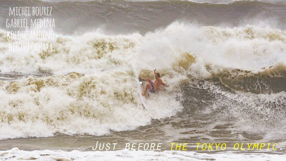 [Surfing]Representative athletes from all over the world have conditioning sessions in a super-closed environment during the Tokyo Olympics