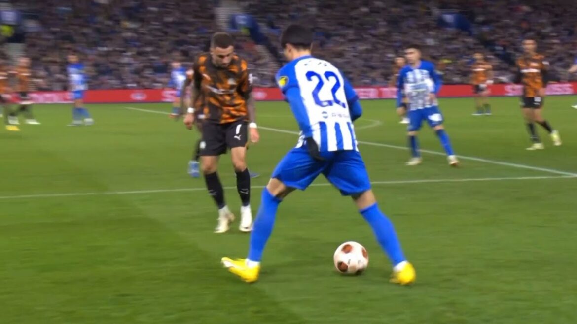 This is what happens when Kaoru Mitoma gets serious against Marseille