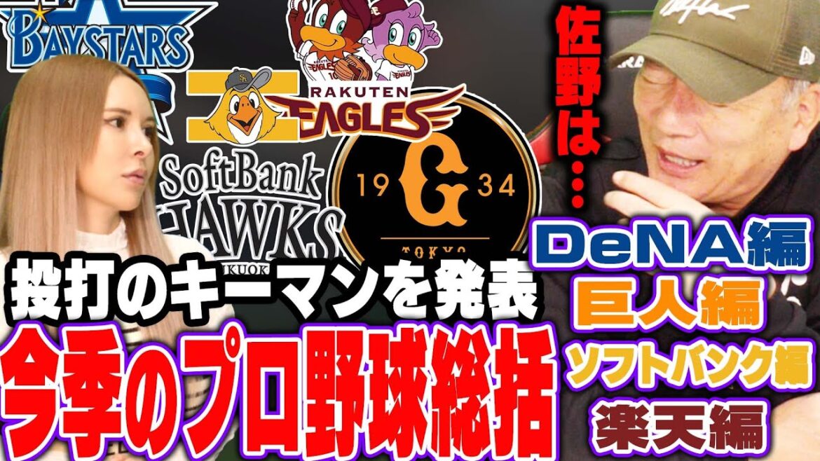 [Professional Baseball Summary]I want to save DeNA Sano! Did the departure of many players hurt the Giants? Why Softbank?  Looking back at this season of DeNA, Giants, Softbank, and Rakuten!