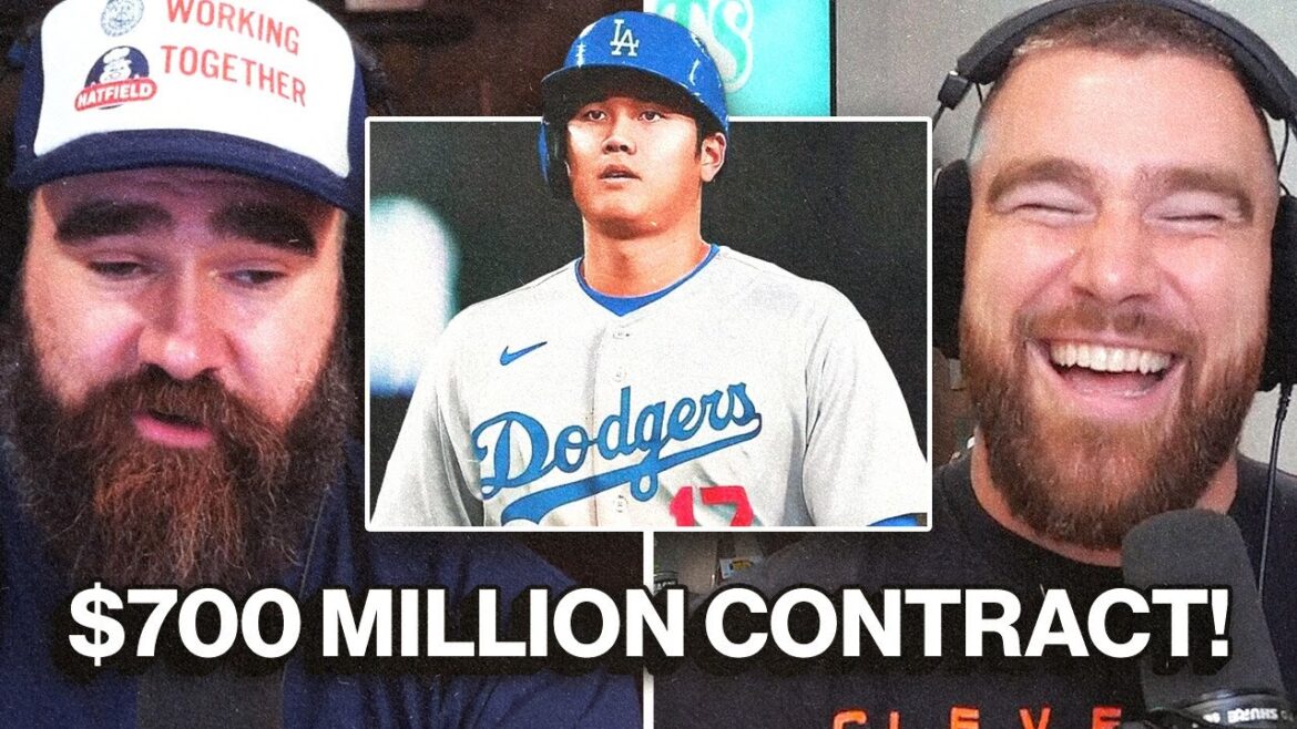 Ohtani’s huge contract has Travis and Jason hilariously reminiscing on their Little League days Ohtani's huge contract has Travis and Jason hilariously reminiscing on their Little League days