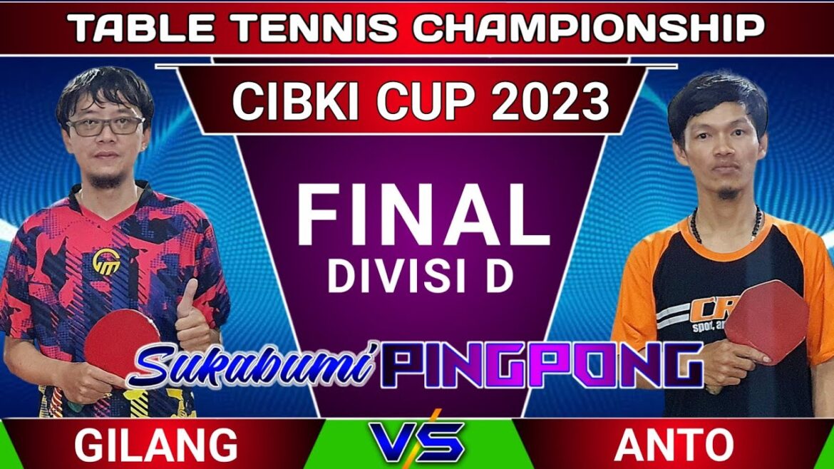 FINAL Gilang SKP 🆚 Anto CRA CIBKI Cup 2023 Table Tennis Tournament FINAL Gilang SKP 🆚 Anto CRA CIBKI Cup 2023 Table Tennis Tournament