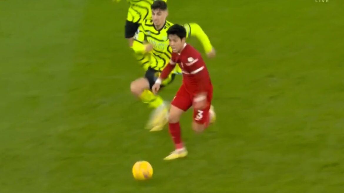 This is what happens when Wataru Endo gets serious against Arsenal This is what happens when Wataru Endo gets serious against Arsenal