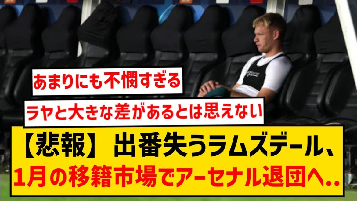 [Sad news]Ramsdale loses his role at Arsenal, potentially leaving in January transfer window...