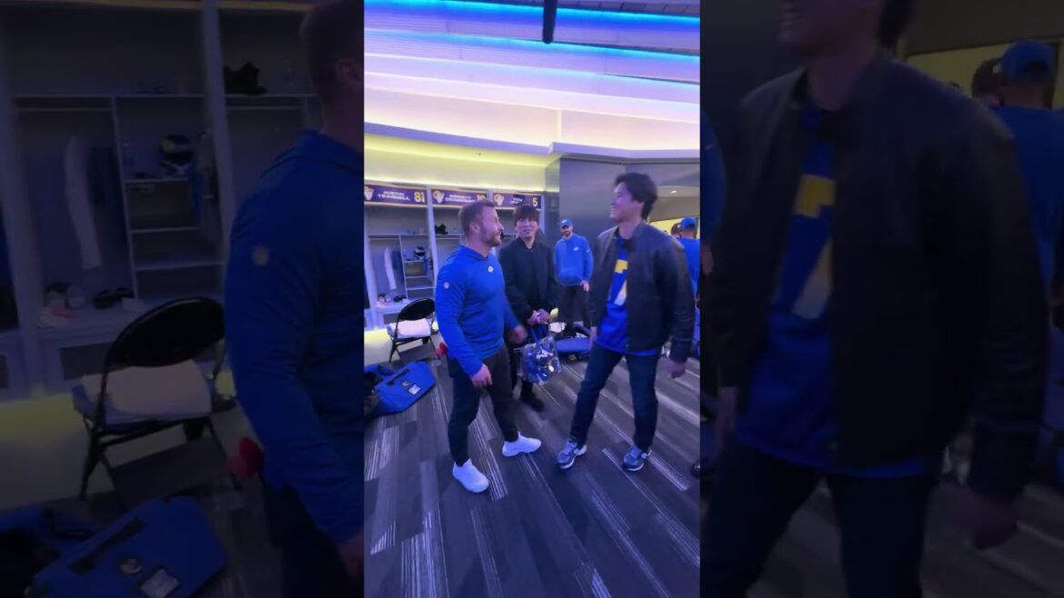 Shohei Ohtani 🤝 Rams #shorts #rams #nfl Shohei Ohtani 🤝 Rams #shorts #rams #nfl