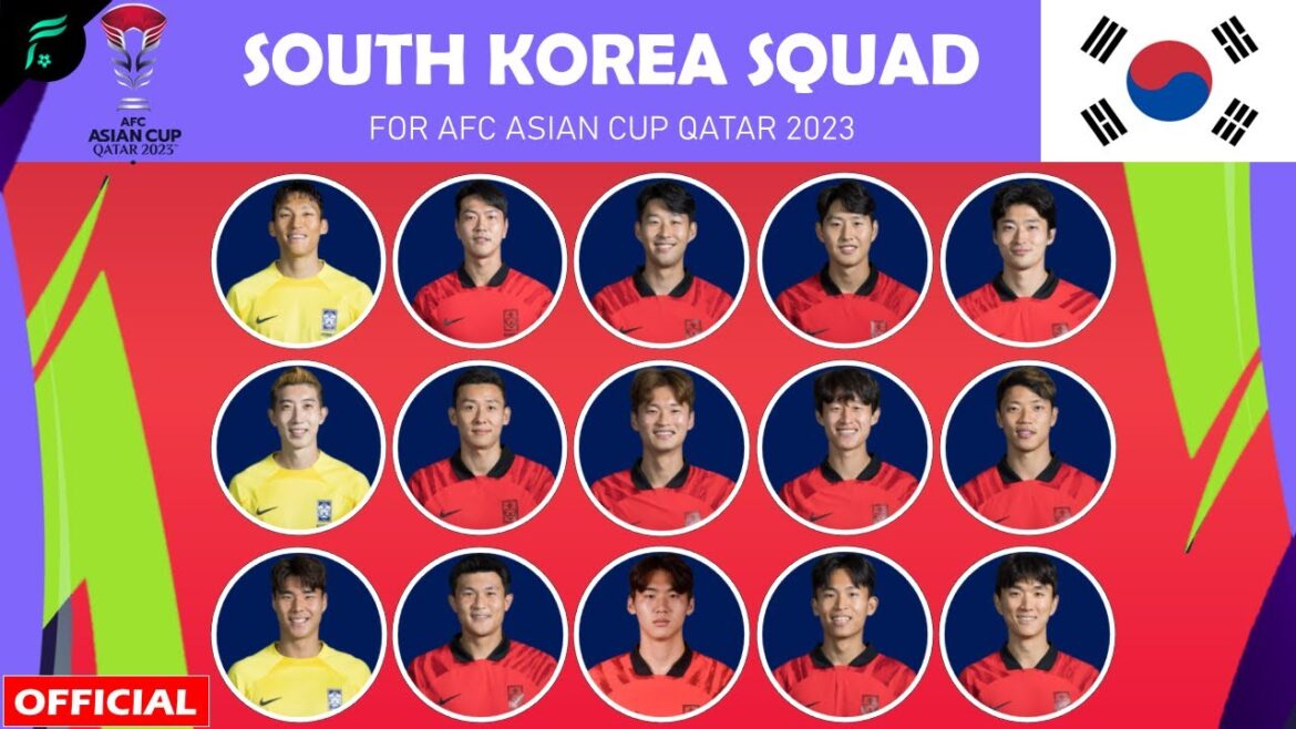 SOUTH KOREA 🇰🇷 26 MEN SQUAD for AFC Asian Cup Qatar 2023 | FAN Football | Official