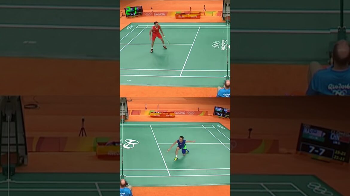History of Badminton #16 (split edition) | Lee Chong Wei vs Lin Dan | Rio 2016 SF #shorts #badminton