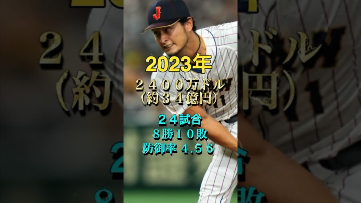 Yu Darvish's yearly stick trends and results #shorts #Yu Darvish