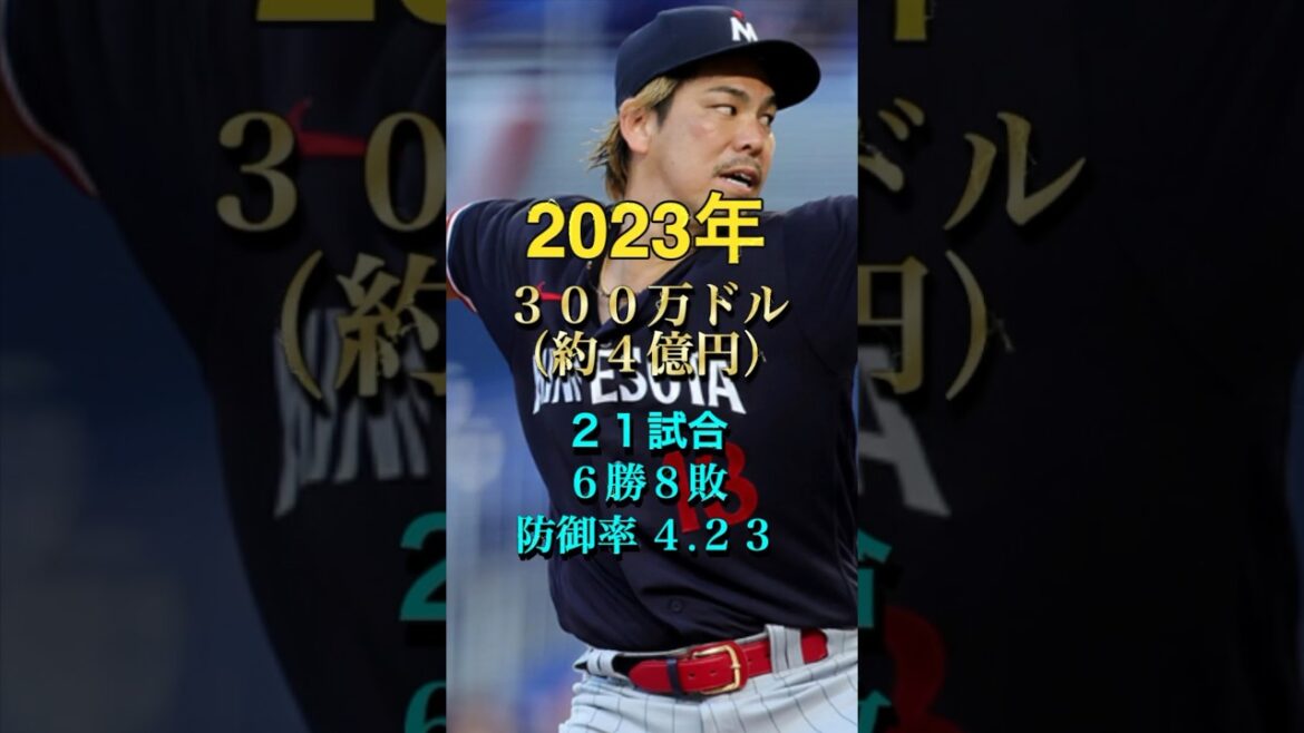 [Major Leaguer]Kenta Maeda's yearly stick trends and results #shorts #Kenta Maeda