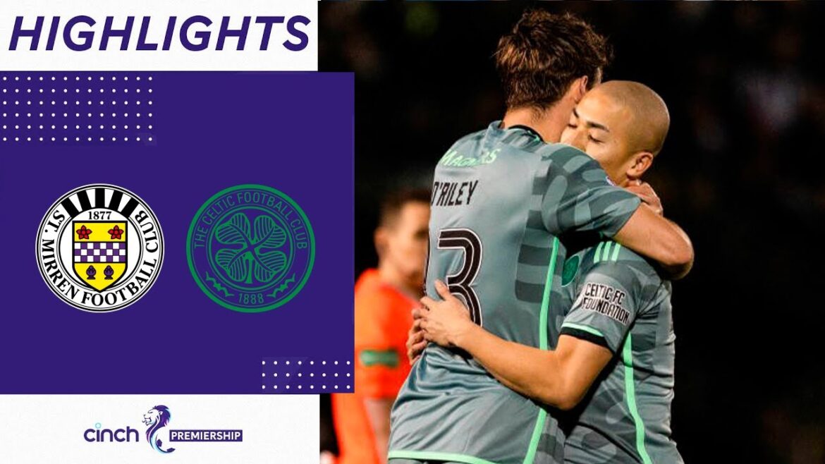 Daenen Maeda Goal | St Mirren vs Celtic 0-3 Overtime Highlights | Premiership 2023/24