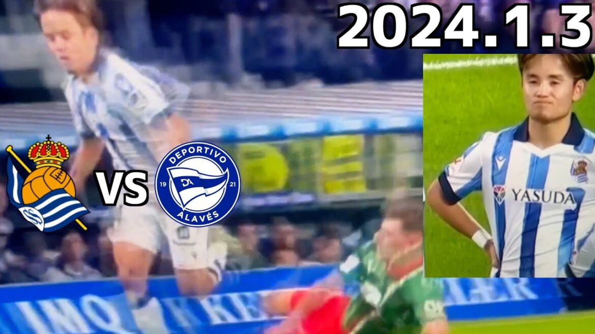 [Takefusa Kubo]It definitely hurts there. The scene where he dribbled through the air was so heart-warming!Alaves match