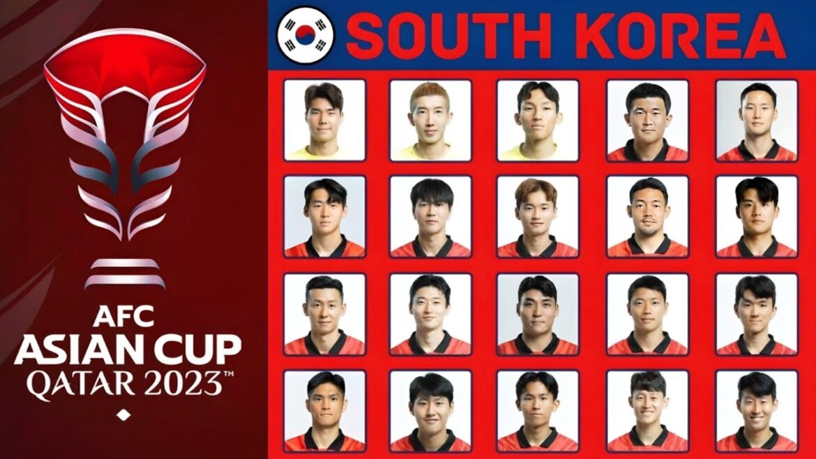 SOUTH KOREA OFFICIAL SQUAD FOR AFC ASIAN CUP 2023 SOUTH KOREA OFFICIAL SQUAD FOR AFC ASIAN CUP 2023