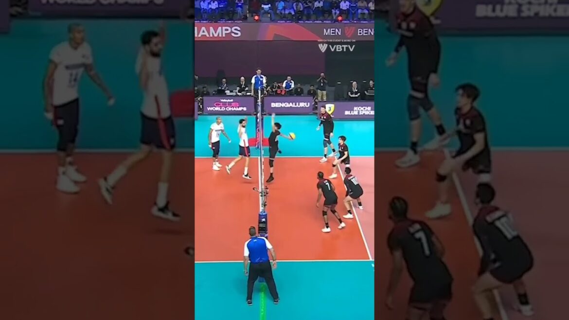 An unreal mega rally (volleyball)