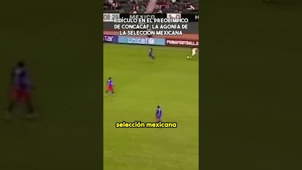 Ridiculous in the Concacaf Pre-Olympic the agony of the Mexican team #olimpico #mexico #football
