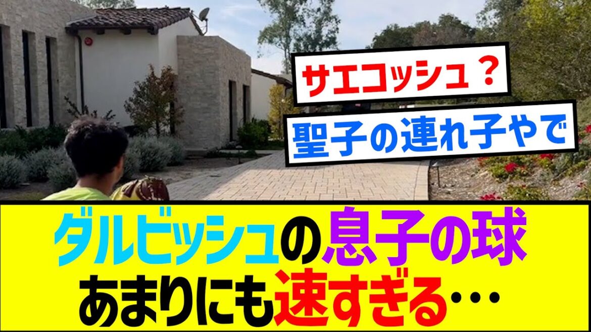 [Video]Darvish's son's ball is too fast...[Reaction collection][Professional baseball reaction collection][2ch thread][1 minute video][5ch thread]