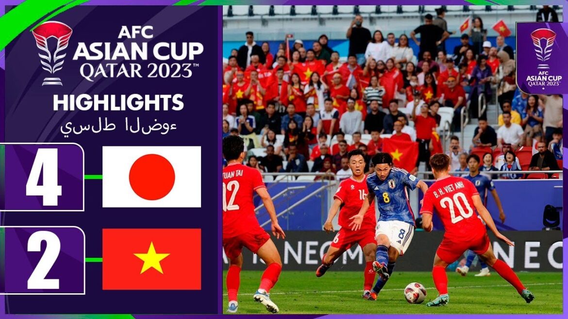 Takumi Minamino Double Goal | Japan vs Vietnam 4-2 Extended Highlights | AFC Asian Cup 2023