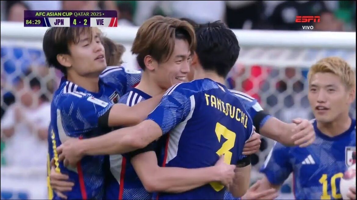 Ayase Ueda Goal | Japan vs Vietnam 4-2 Extended Highlights | AFC Asian Cup 2023