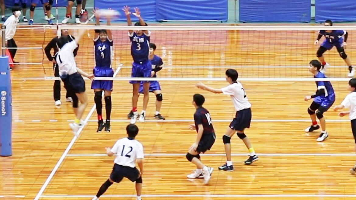 [JOC junior high school selection volleyball 2023]Hyogo selection vs. Tokyo selection 1st set