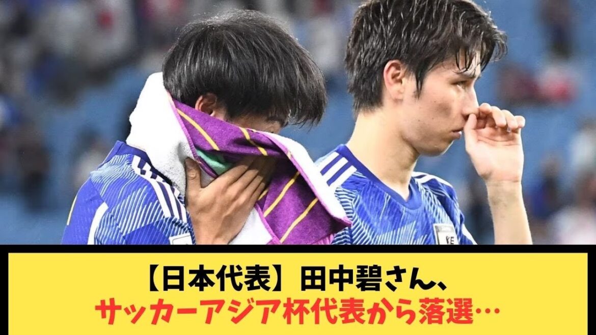 [Japan National Team]Aoi Tanaka was not selected from the Asian Cup squad...