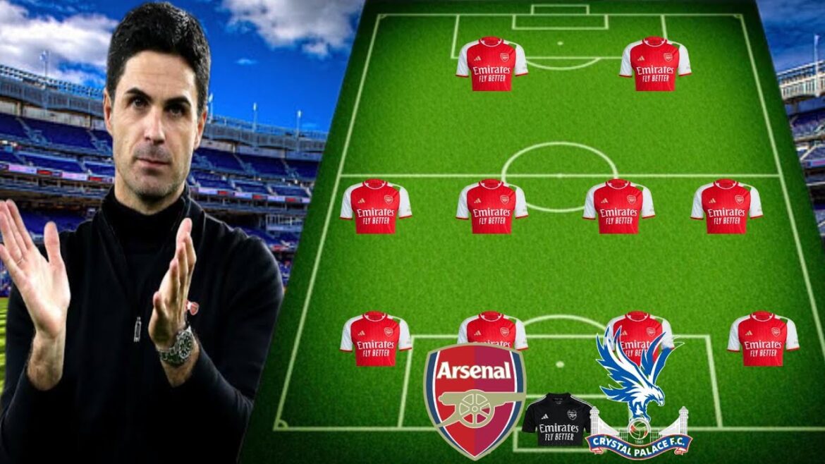 TROSSARD AND MARTINELLI OUT: ARSENAL POSSIBLE 4-4-2 LINE-UP AGAINST CRYSTAL PALACE. TROSSARD AND MARTINELLI OUT: ARSENAL POSSIBLE 4-4-2 LINE-UP AGAINST CRYSTAL PALACE.