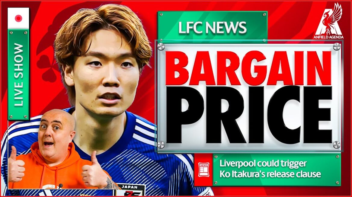 LIVERPOOL TO TRIGGER £12M ITAKURA RELEASE CLAUSE?! Liverpool FC Transfer News LIVERPOOL TO TRIGGER £12M ITAKURA RELEASE CLAUSE?! Liverpool FC Transfer News