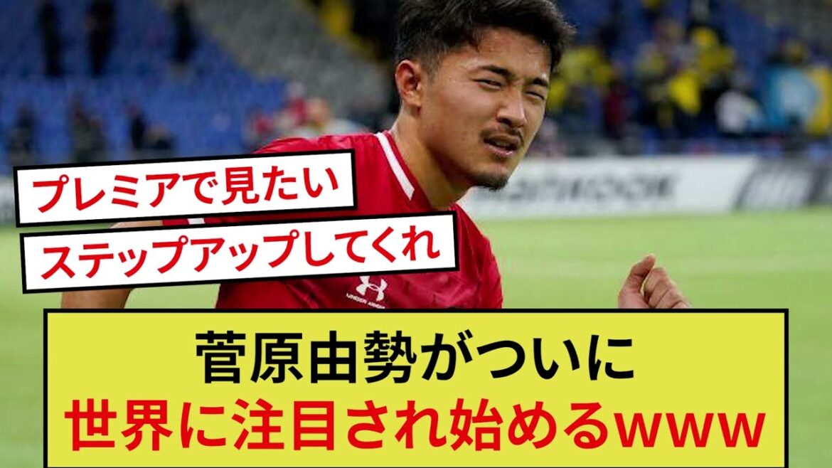 [Good news]Yusei Sugawara is finally starting to attract attention from the world wwwwww