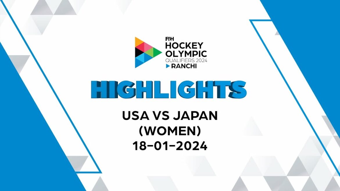 FIH Hockey Olympic Qualifier, Ranchi: Semis 2 – Mini highlights: USA vs Japan (Women) FIH Hockey Olympic Qualifier, Ranchi: Semis 2 - Mini highlights: USA vs Japan (Women)