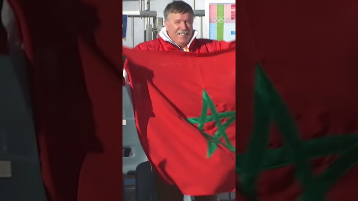 Morocco’s GOLDEN moment at Innsbruck 2012 🇲🇦 #shorts