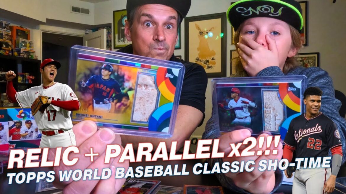 Ohtani and Soto BASE RELIC Parallel Hits // Topps World Baseball Classic Sho-Time!