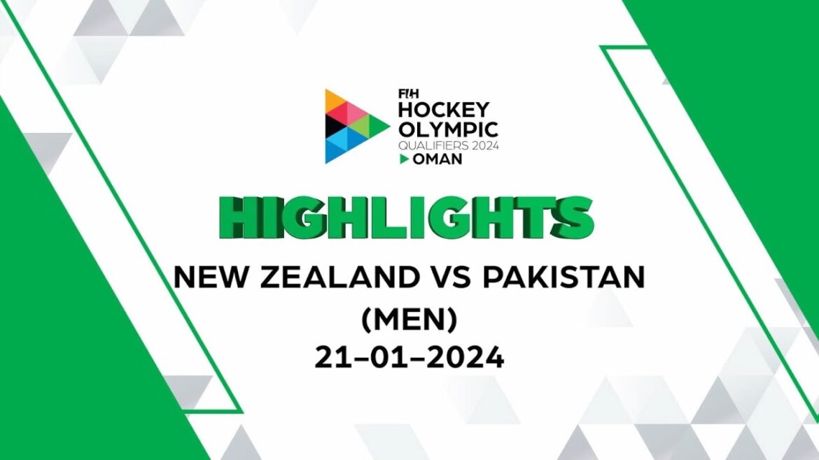 FIH Hockey Olympic Qualifier, Oman: Bronze medal game - Mini highlights: New Zealand vs Pakistan