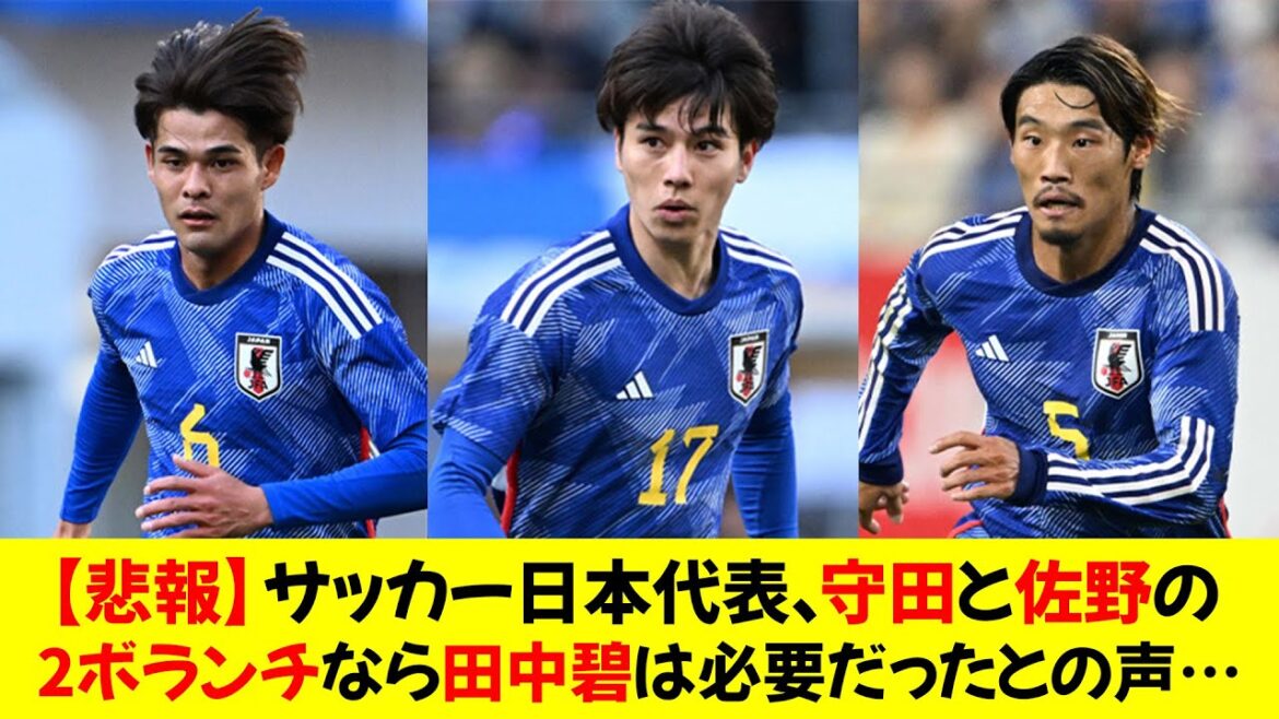 [Sad news]Japan national soccer team says that Aoi Tanaka was necessary if Morita and Sano were the two-volunteer team...