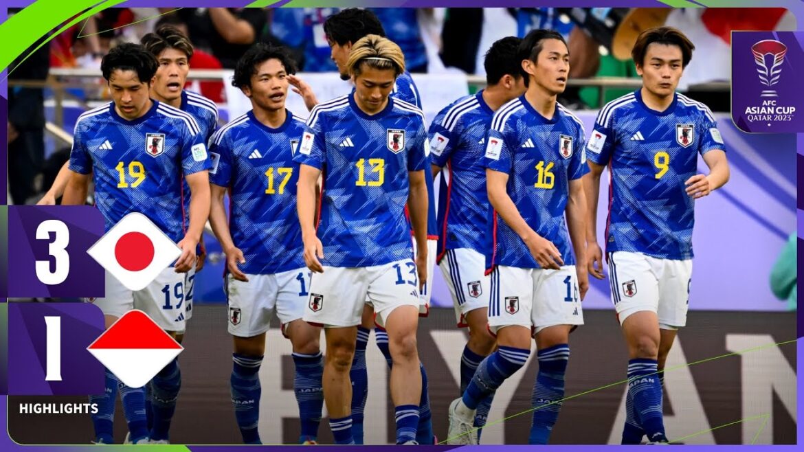 #AsianCup2023 | Group D : Japan 3 – 1 Indonesia #AsianCup2023 | Group D : Japan 3 - 1 Indonesia
