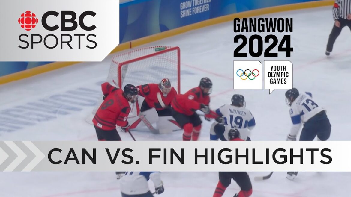 Canada finishes top of their group after 4-1 win over Finland at 2024 Youth Olympic Games in Gangwon