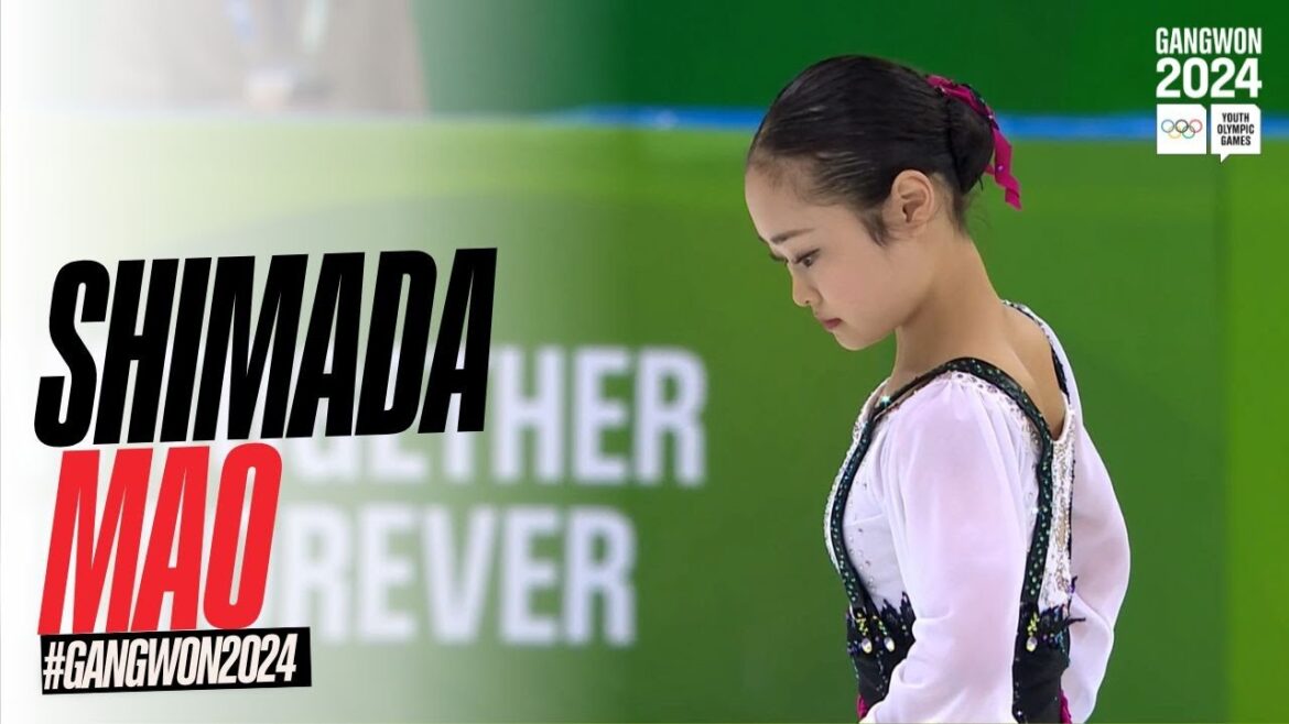 Shimada Mao 🇯🇵 takes top spot in Women's SP | #Gangwon2024