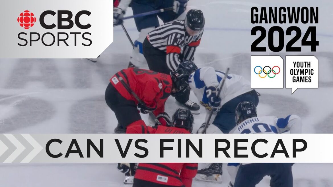 Men's hockey: Canada vs. Finland bronze medal game HIGHLIGHTS at 2024 Youth Olympic Games