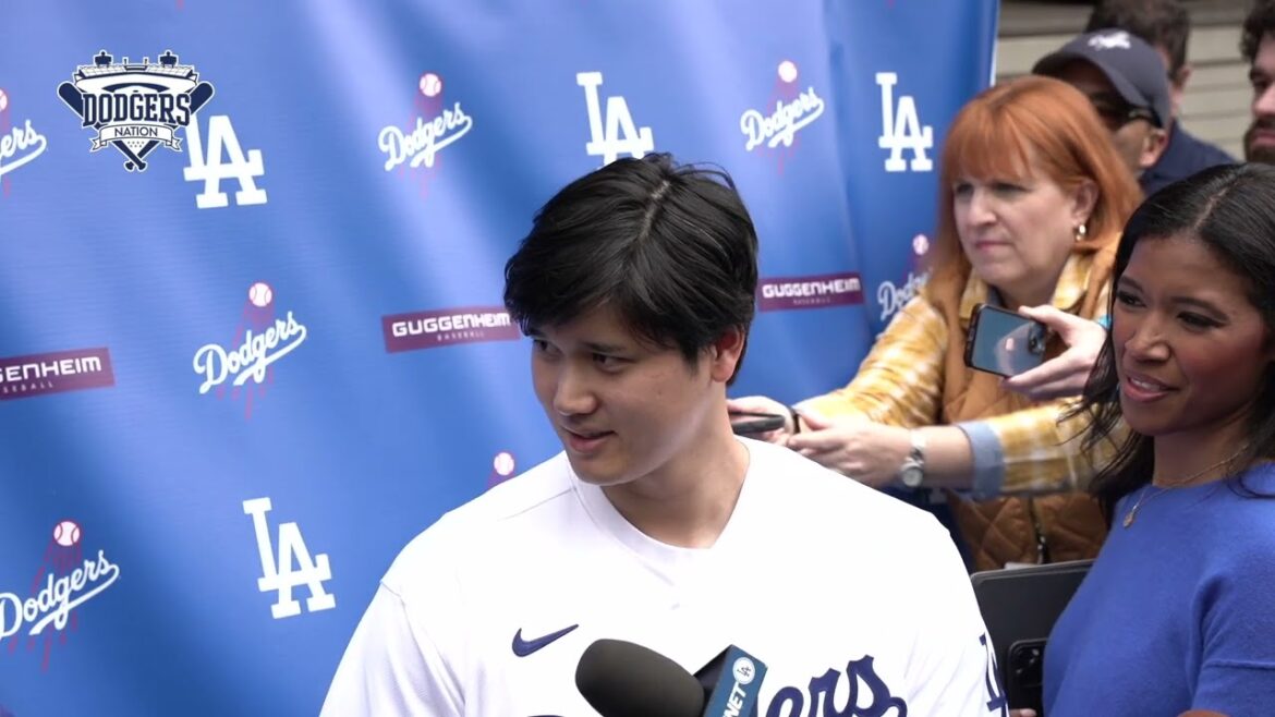Shohei Ohtani DodgerFest Interview! Big Rehab Update, Talks Yamamoto Signing, Goals With Dodgers Shohei Ohtani DodgerFest Interview! Big Rehab Update, Talks Yamamoto Signing, Goals With Dodgers