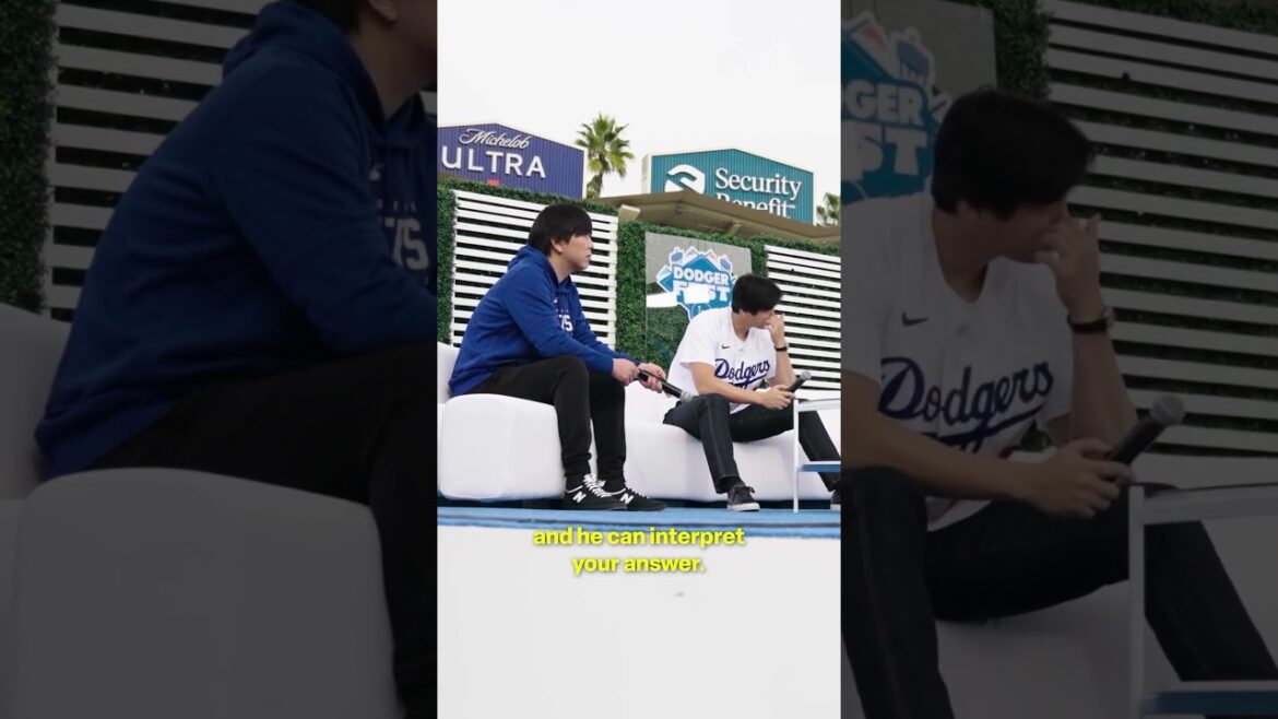 "We're just business partners" 🤣 - Shohei Ohtani (via Dodgers)