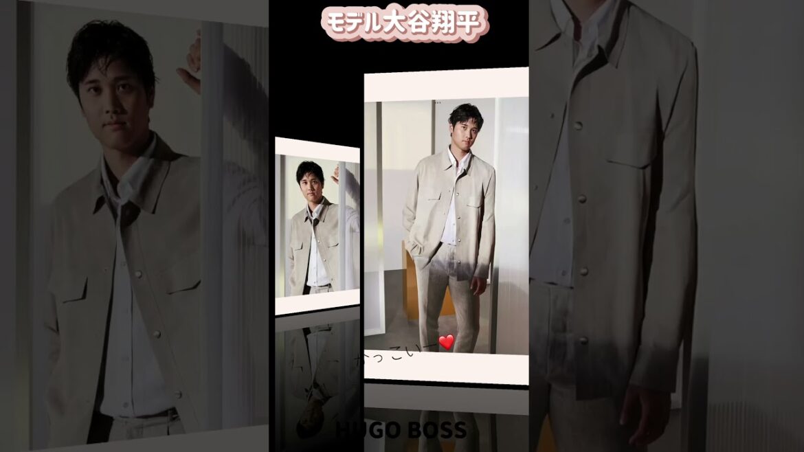 Shohei Ohtani becomes the HUGOBOSS website model😱He's so cool💕HUGOBOSS Model Ohtani Shohei #shorts #hugoboss #dodgers #mbl