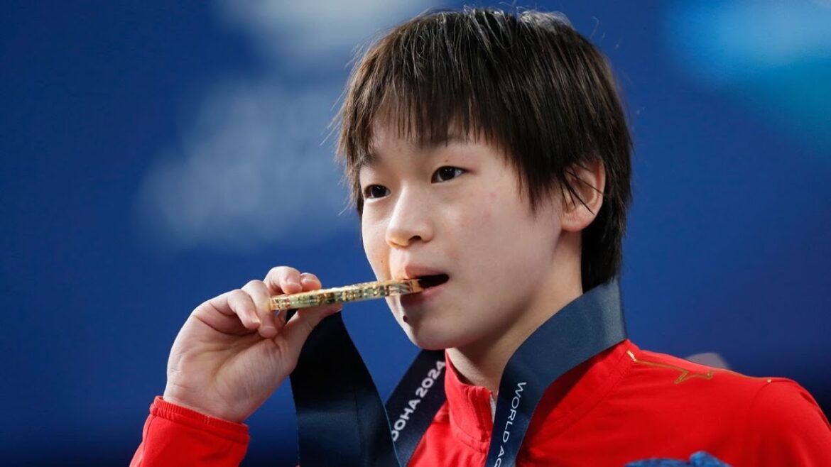 Quan Hongchan wins platform at World Aquatics Championships Quan Hongchan wins platform at World Aquatics Championships