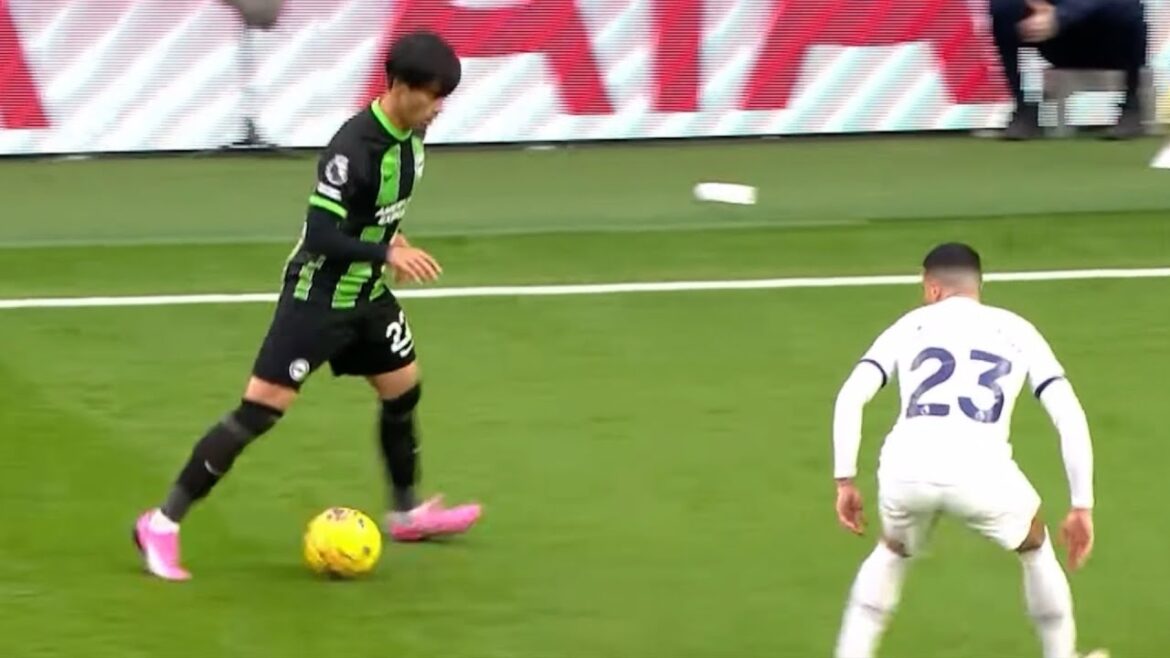 This is what happens when Kaoru Mitoma gets serious against Tottenham This is what happens when Kaoru Mitoma gets serious against Tottenham