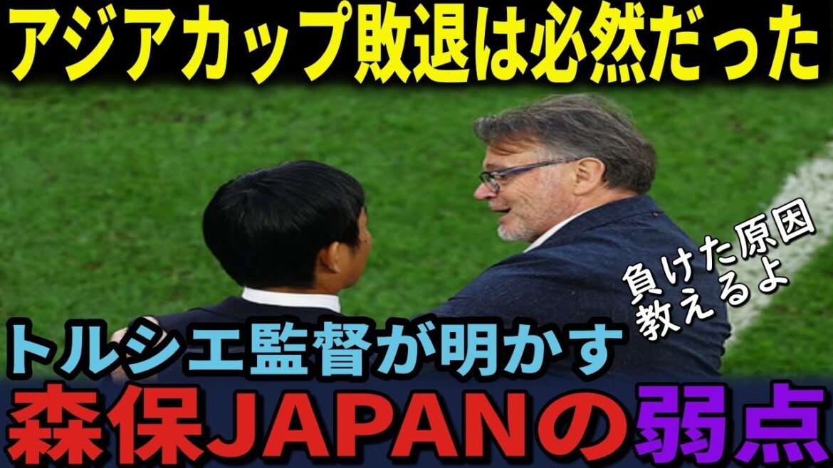 [Japan National Soccer National Team]Coach Troussier Losing the Asian Cup was inevitable.Revealing the weaknesses of Moriyasu JAPAN