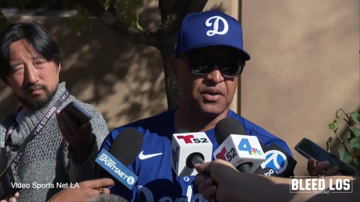 Dodgers Manager Dave Roberts on what Shohei Ohtani has looked like in camp