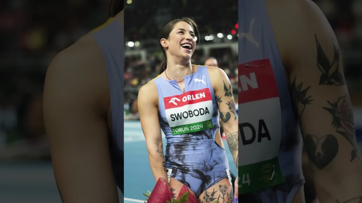 🇵🇱's Ewa Swoboda storms to world-leading 7.01 ‼️ #athletics #poland #sports #running