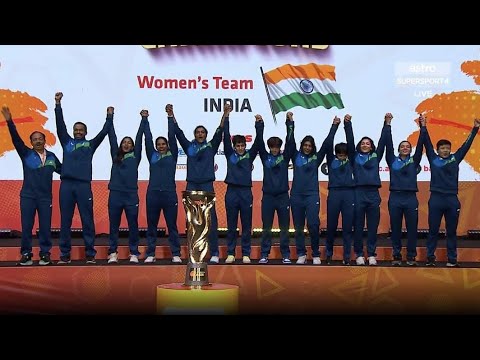 India beat Thailand to win their First ever Badminton Asian Championship Gold medal #badminton #BAC India beat Thailand to win their First ever Badminton Asian Championship Gold medal #badminton #BAC