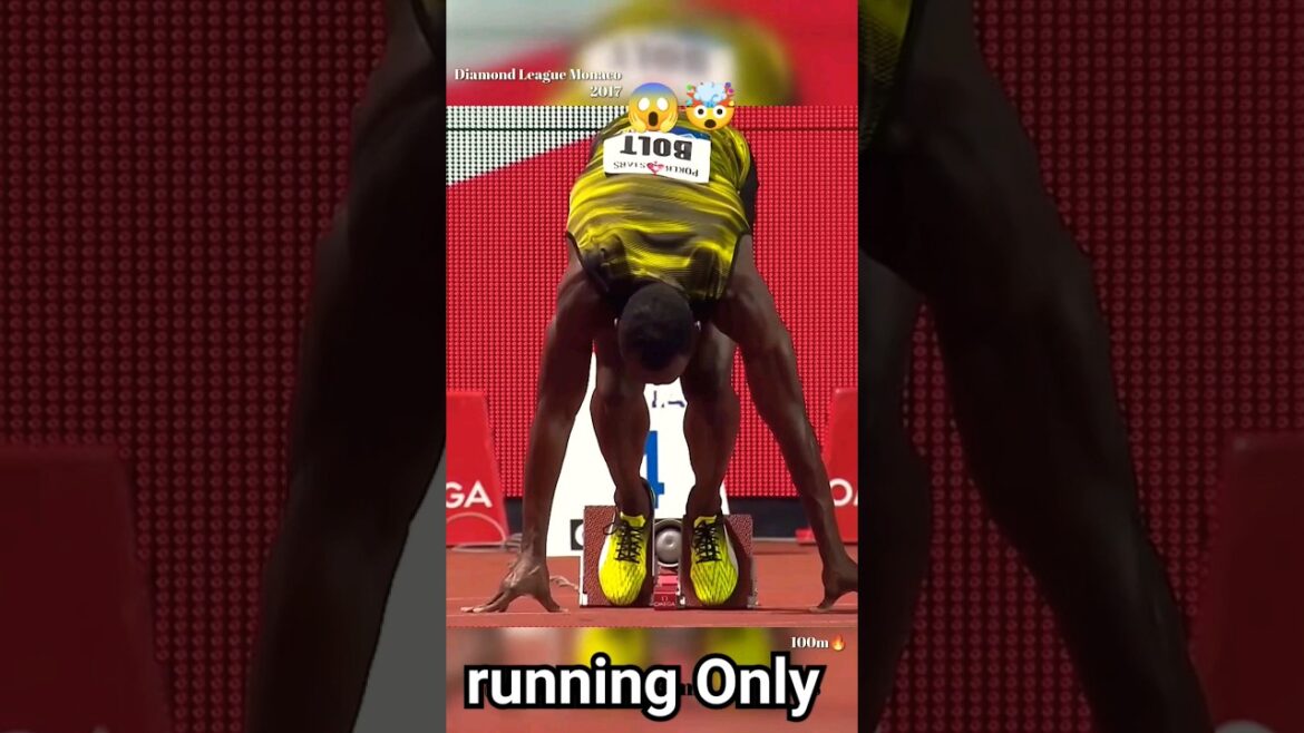 Usain bolt power 100 meter run fast 🔥