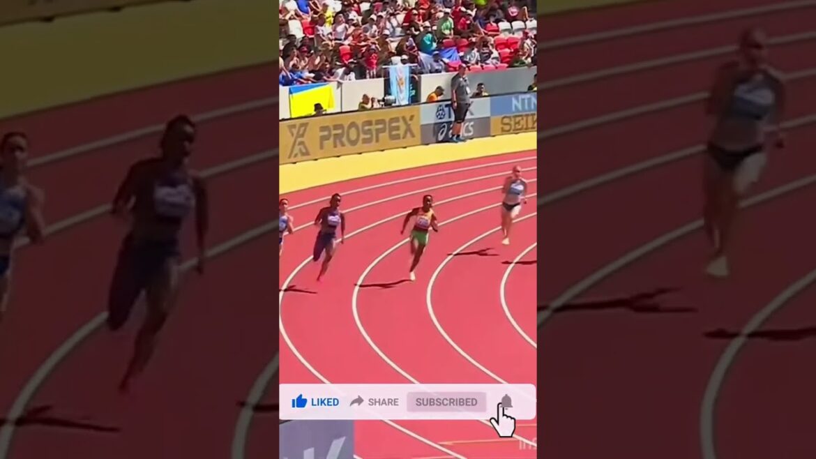 Close up of Sha’Carrie Richardson’s 200m race🔥